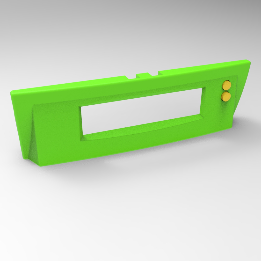 Dashboard Display Frame – Renault Megane II (With buttons)